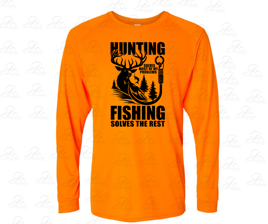 Hunting solved most of my problems fishing solved the rest with Hook