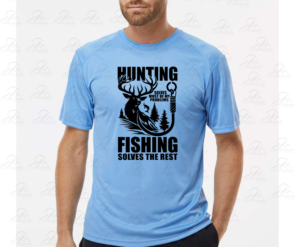 Hunting solved most of my problems fishing solved the rest with Hook