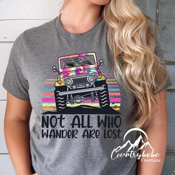 Not all who wanders is lost Jeep