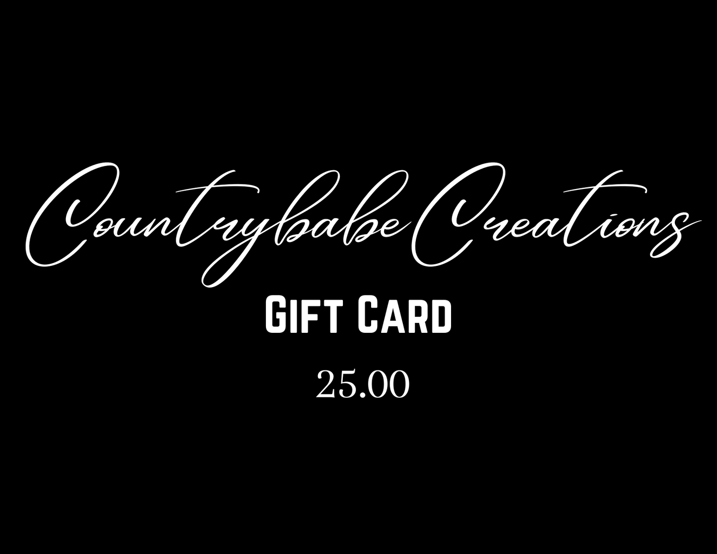 Countrybabe Creations Gift Cards