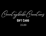 Countrybabe Creations Gift Cards