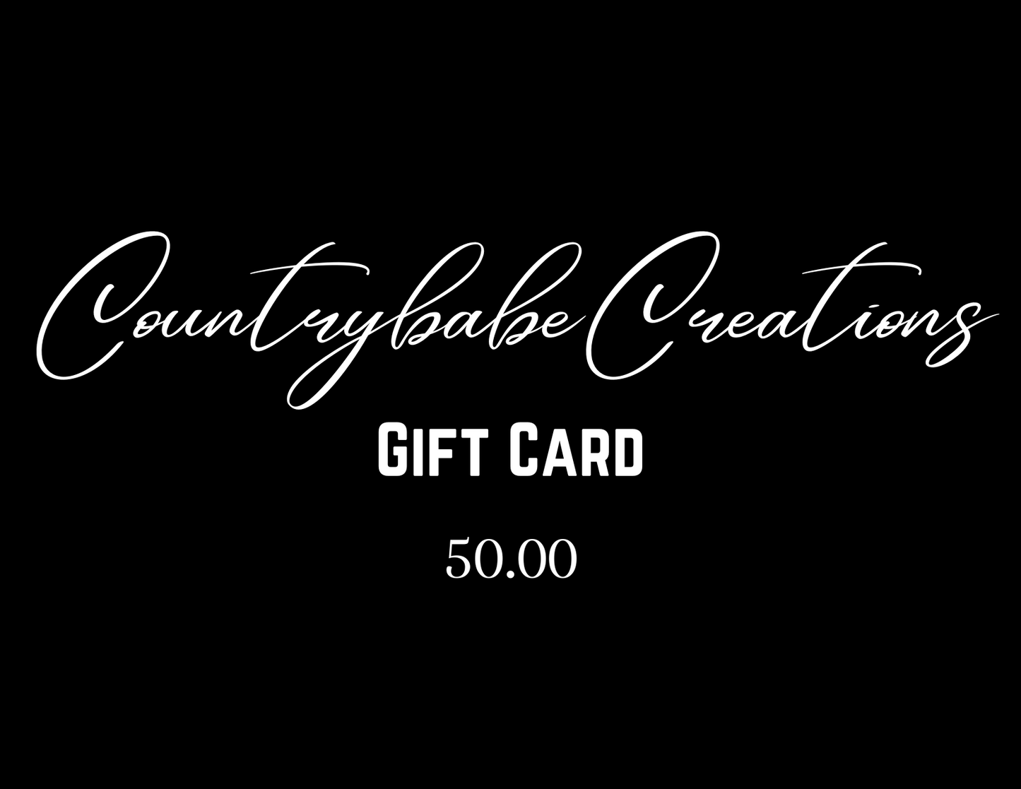 Countrybabe Creations Gift Cards