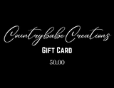 Countrybabe Creations Gift Cards