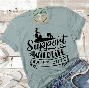 Support wildlife raise boys