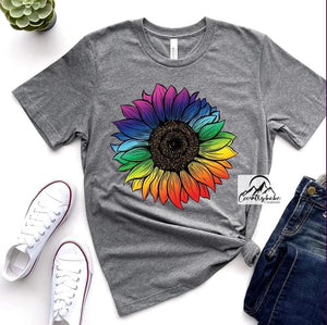 Rainbow sunflower