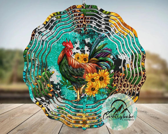 Rooster Wind spinner