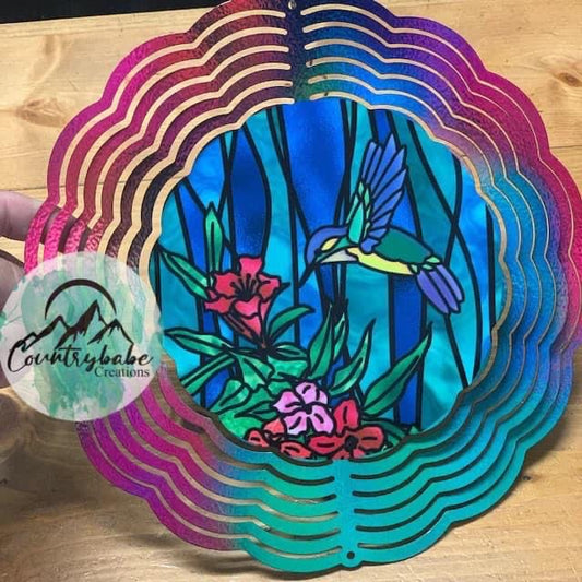 Hummingbird Wind Spinner