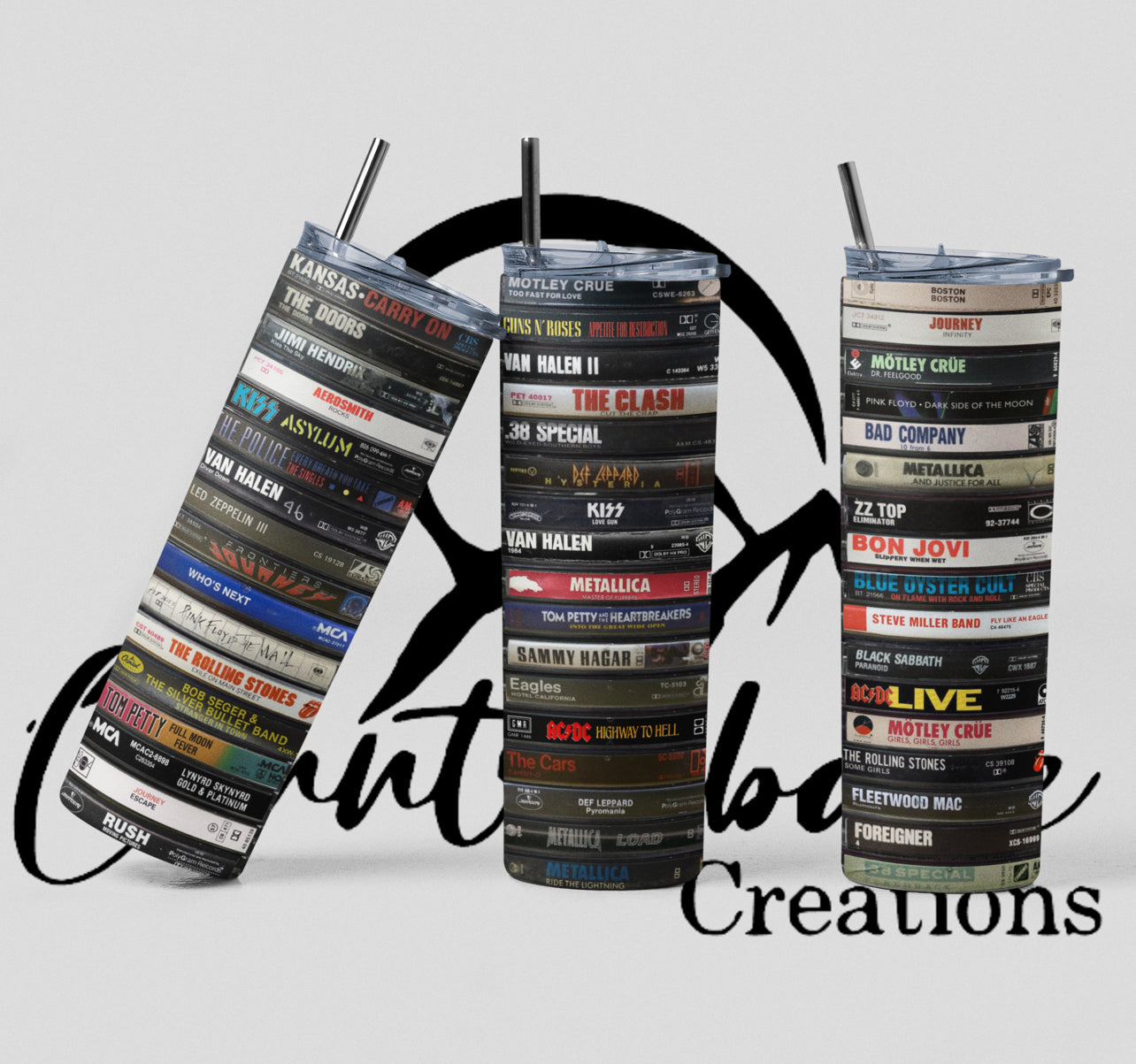 Rock & Roll cassette Tape Tumbler