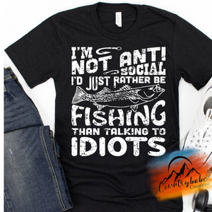 Im not anti social I'd rather not fish with.....