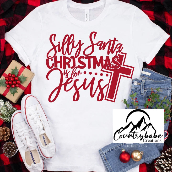 Silly Santa plain red