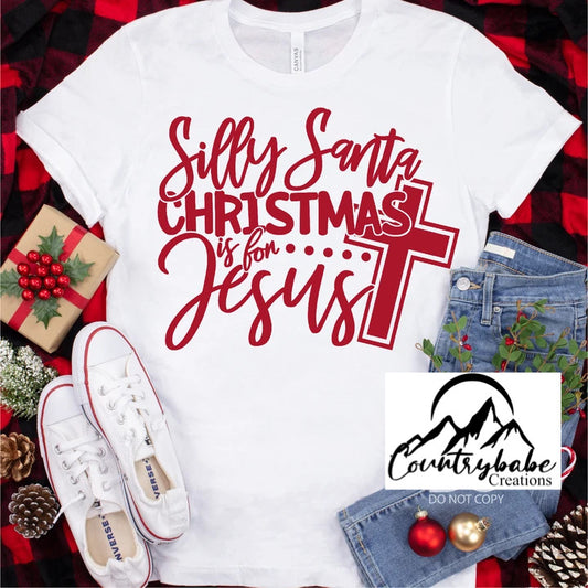 Silly Santa plain red