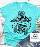 Adventure Await " black"