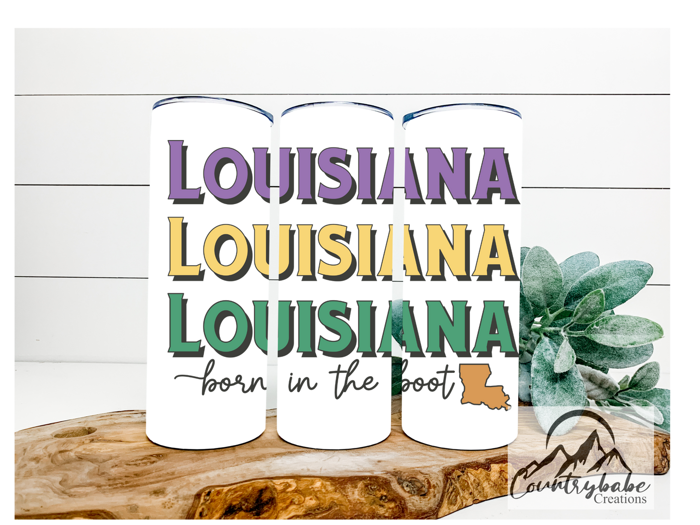 Tri colored Louisiana, Louisiana Louisiana Tumbler