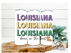 Tri colored Louisiana, Louisiana Louisiana Tumbler