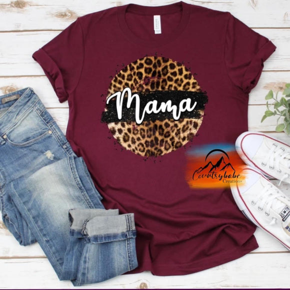 Leopard Circle Mama