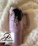 I am the storm “lilac” Adventure Quencher Tumbler