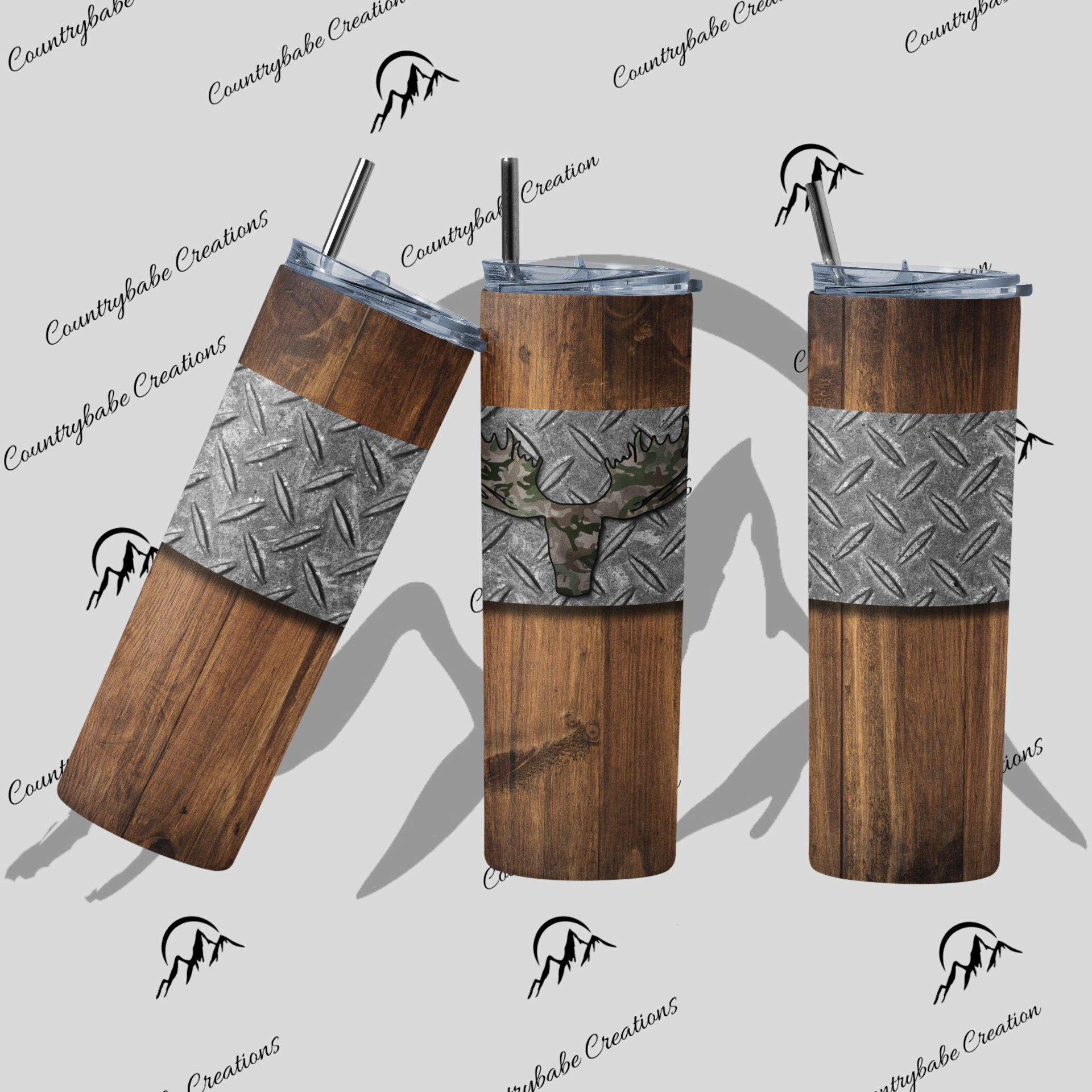 Wood Grain Tumblers